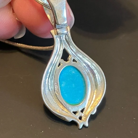 Carolyn Pollack / Relios Sleeping Beauty Enhancer Sterling Silver Pendant - Picture 4 of 5